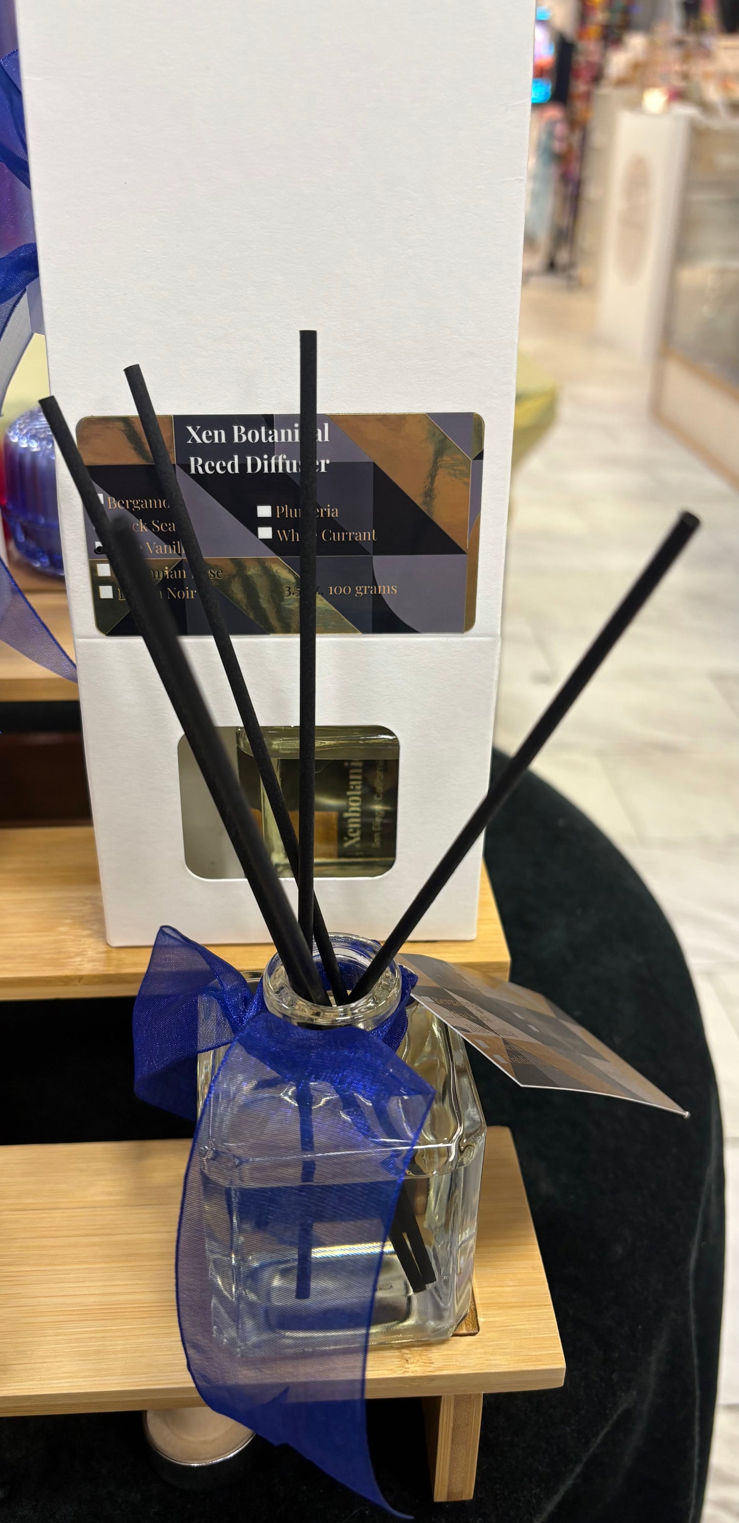 Blue Vanilla Reed Diffuser
