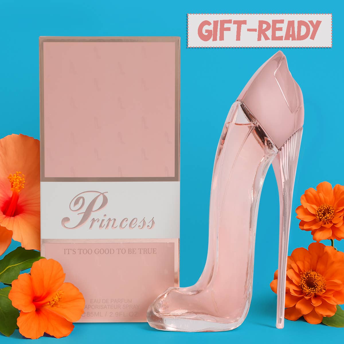 Princess High Heels Pink Spray Perfume For Women