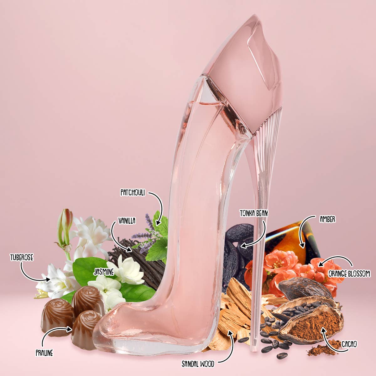 Princess High Heels Pink Spray Perfume For Women