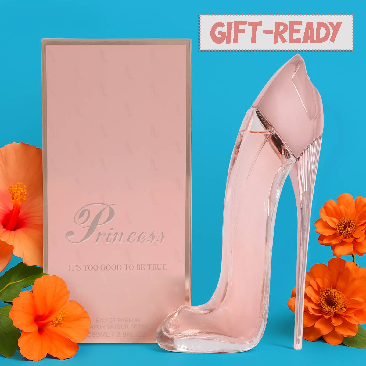 Princess High Heels Pink Spray Perfume For Women